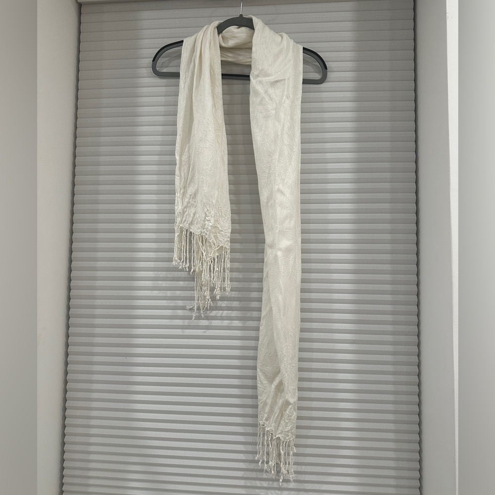 White scarf